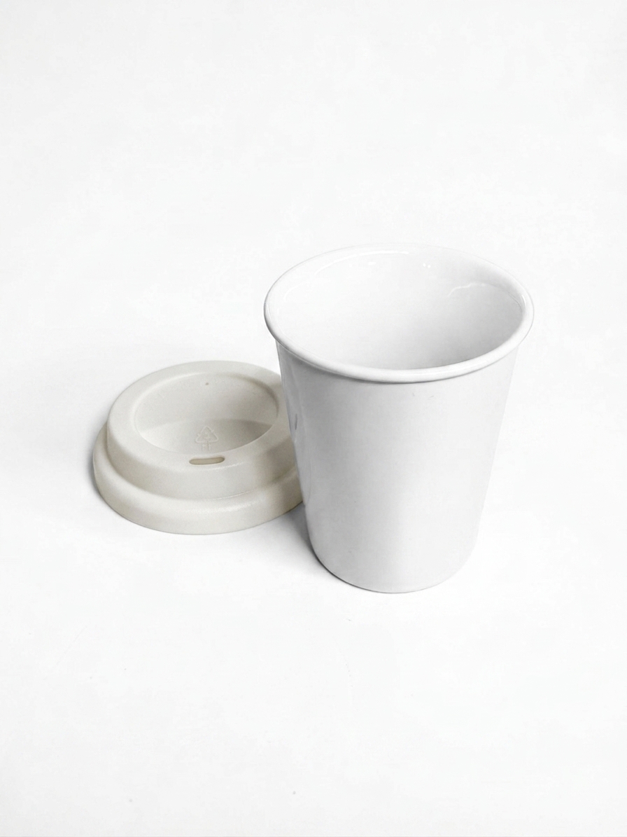 Paul Labonté 8oz ceramic cup with lid